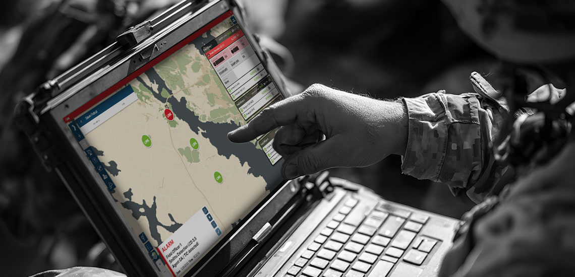 ObSAS LINK Rugged Laptop field CBRN network